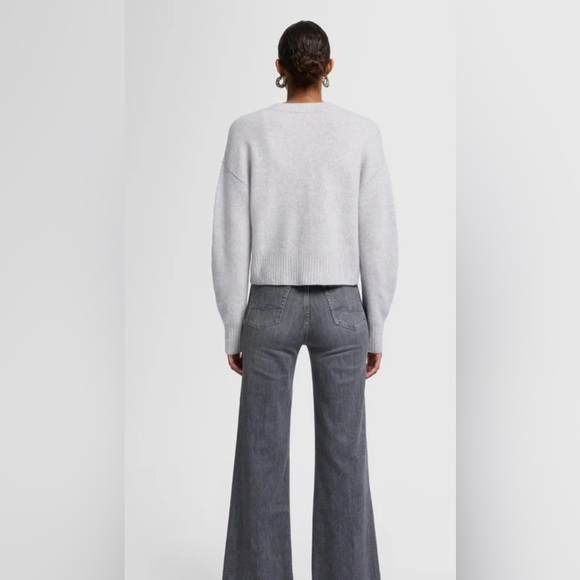 7 For All Mankind Cashmere Blend Cardigan White Sand - Picture 3 of 8